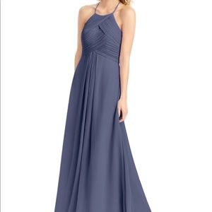 Azazie stormy ginger bridesmaids dress